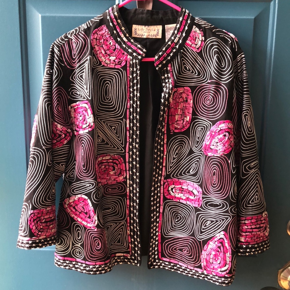 Life Style Artistic Embroidered Jacket
